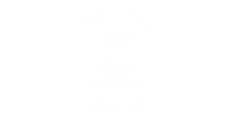 Logo white ISO SERTIFIED